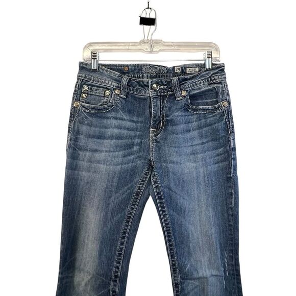 MissMe cross MP6224B Mid Rise Boot Size 29 Distressed ** missing a gem - Picture 7 of 16